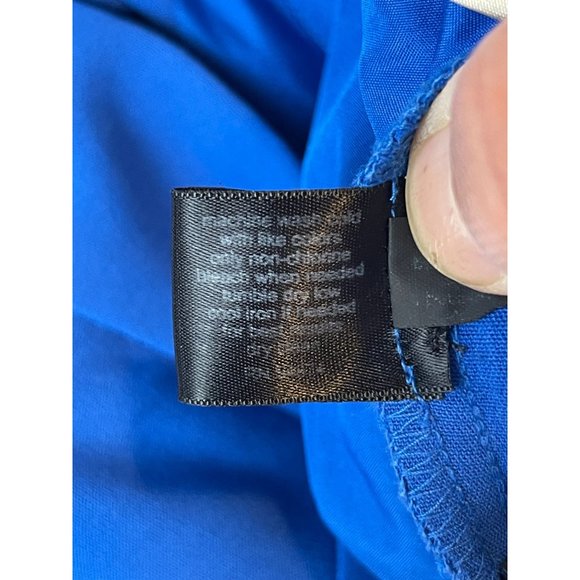 LTD Women Dress Pants Ankle Cropped Drew Fit P10M3357 Mid Rise Royal Blue Size 6 - Picture 11 of 11